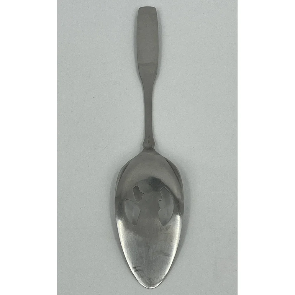 Vintage Oneida Holly Hobbie Stainless Pierced Pie Server 9.5